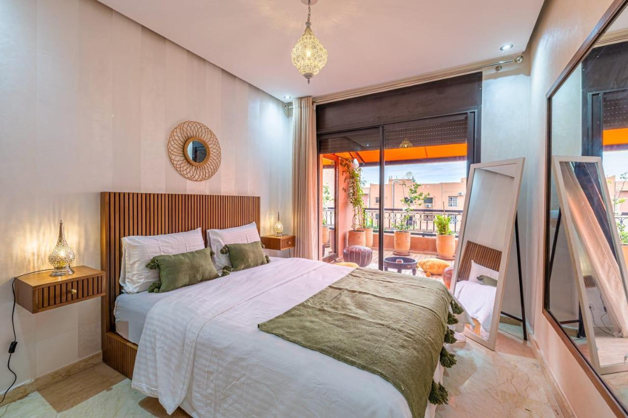 L'Atlas - Appartement Authentique A Gueliz Марракеш Экстерьер фото