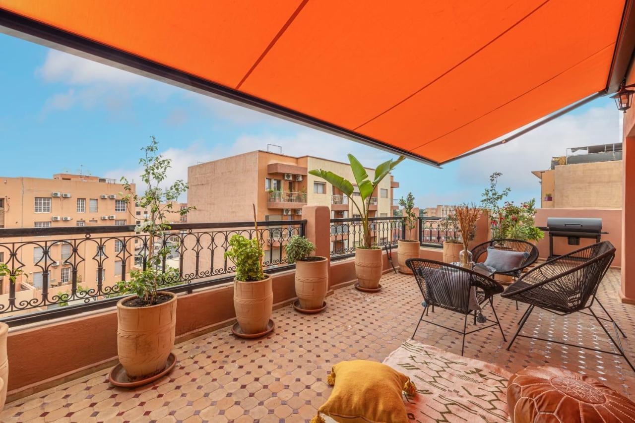 L'Atlas - Appartement Authentique A Gueliz Марракеш Экстерьер фото