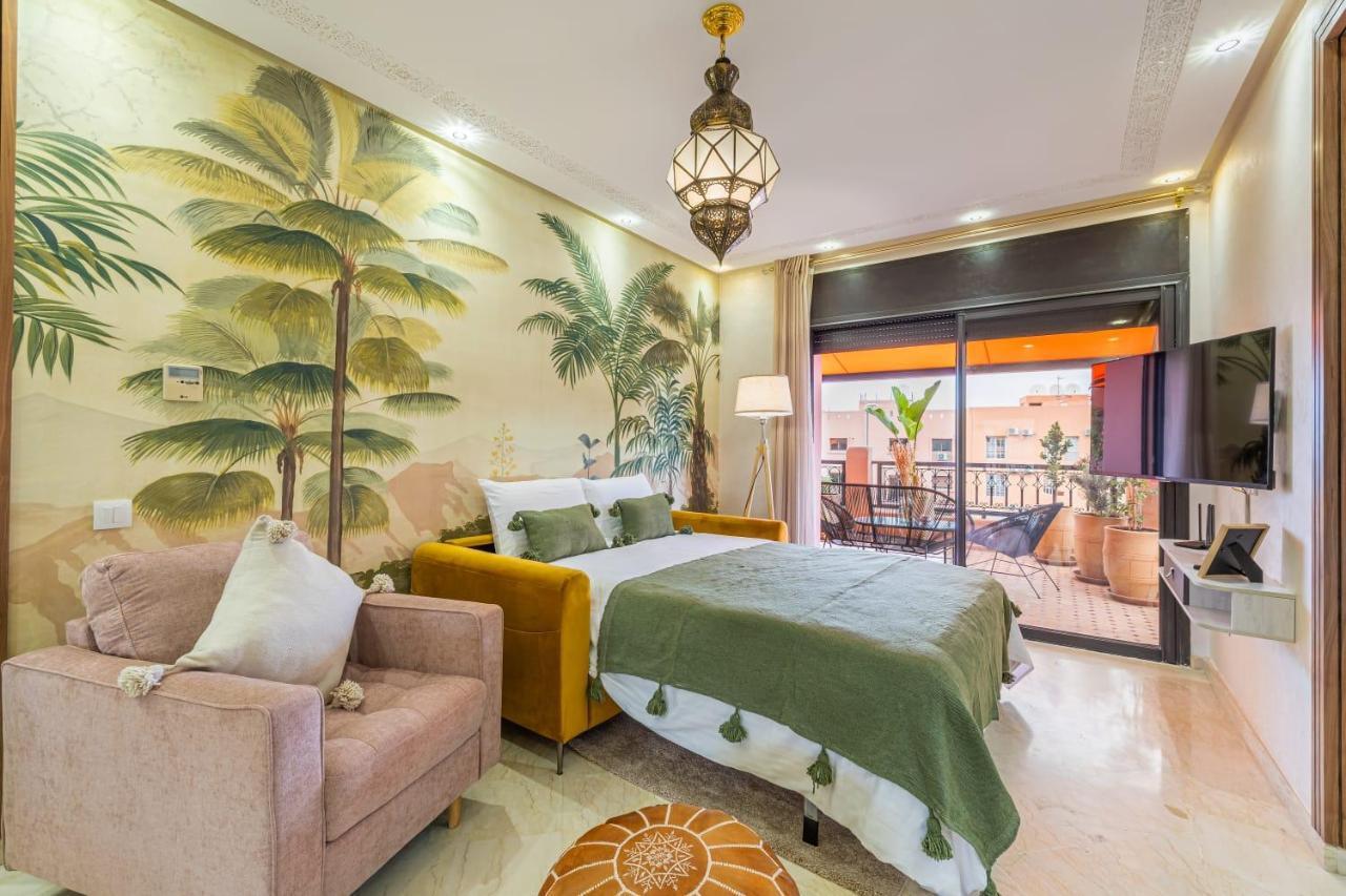 L'Atlas - Appartement Authentique A Gueliz Марракеш Экстерьер фото